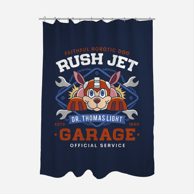 Dr Thomas Light Garage-None-Polyester-Shower Curtain-LAGELANTEE