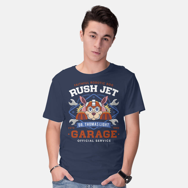 Dr Thomas Light Garage-Mens-Basic-Tee-LAGELANTEE