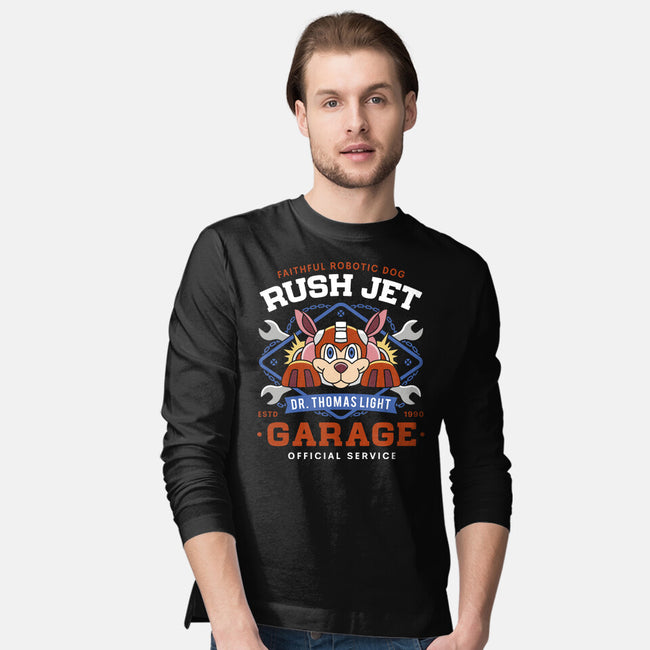 Dr Thomas Light Garage-Mens-Long Sleeved-Tee-LAGELANTEE