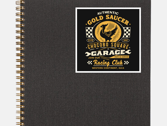 Gold Saucer Garage Vintage