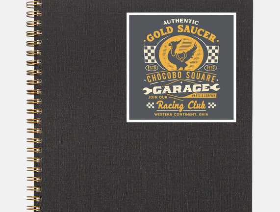 Gold Saucer Garage Vintage