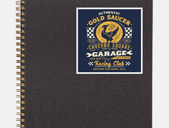 Gold Saucer Garage Vintage