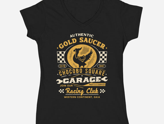 Gold Saucer Garage Vintage