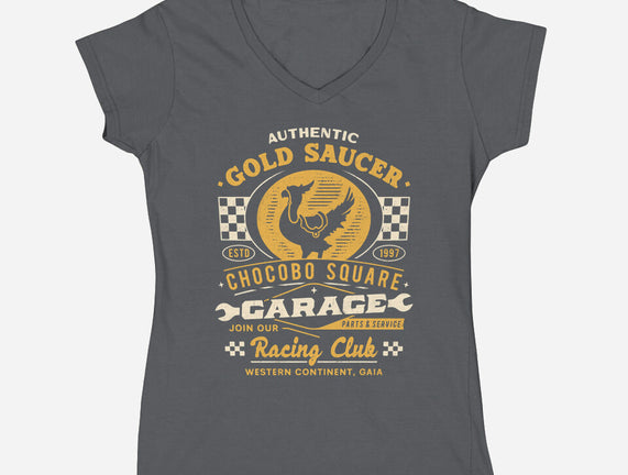 Gold Saucer Garage Vintage
