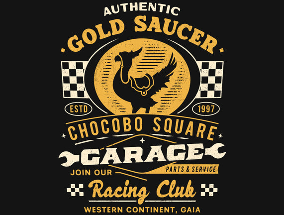 Gold Saucer Garage Vintage