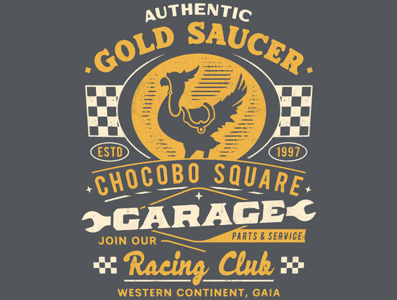 Gold Saucer Garage Vintage