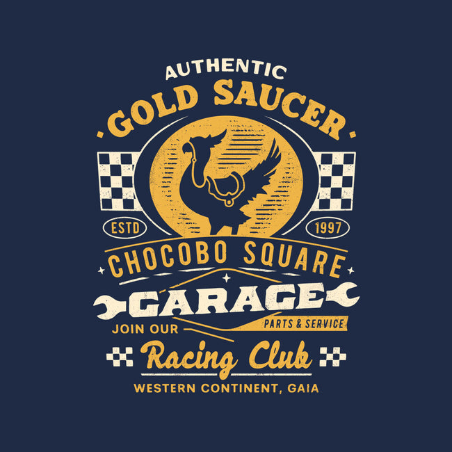 Gold Saucer Garage Vintage-Mens-Heavyweight-Tee-LAGELANTEE