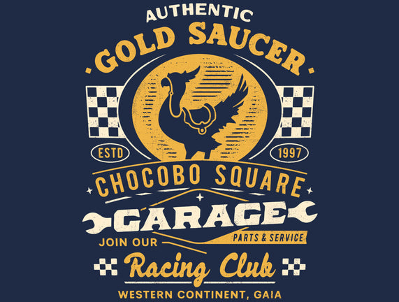 Gold Saucer Garage Vintage