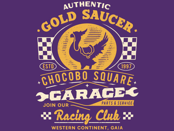 Gold Saucer Garage Vintage