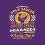 Gold Saucer Garage Vintage-Womens-Racerback-Tank-LAGELANTEE