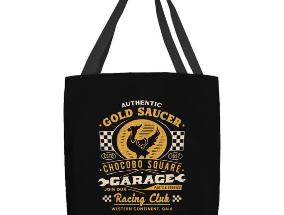 Gold Saucer Garage Vintage