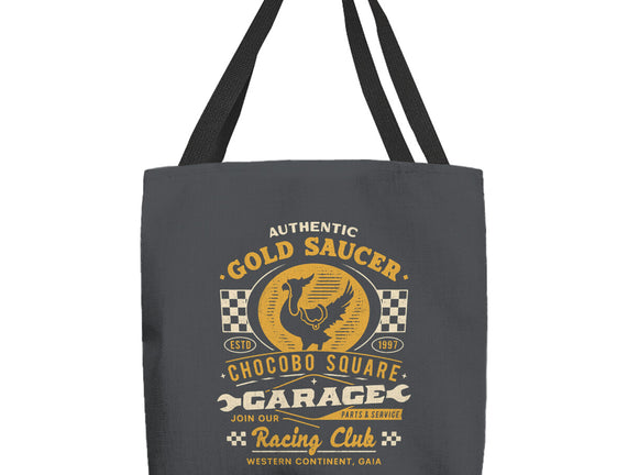 Gold Saucer Garage Vintage
