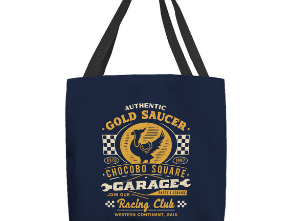 Gold Saucer Garage Vintage