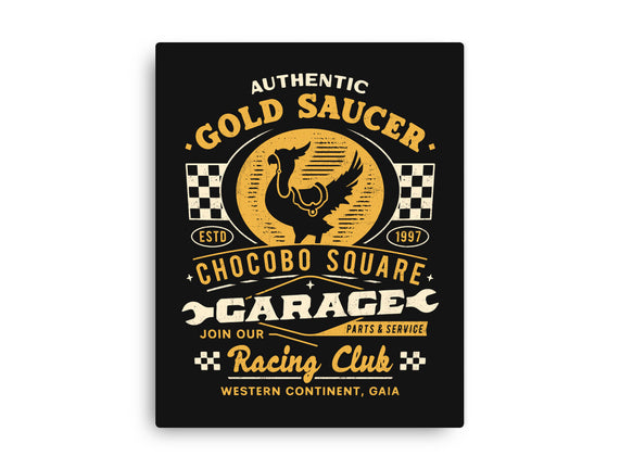 Gold Saucer Garage Vintage