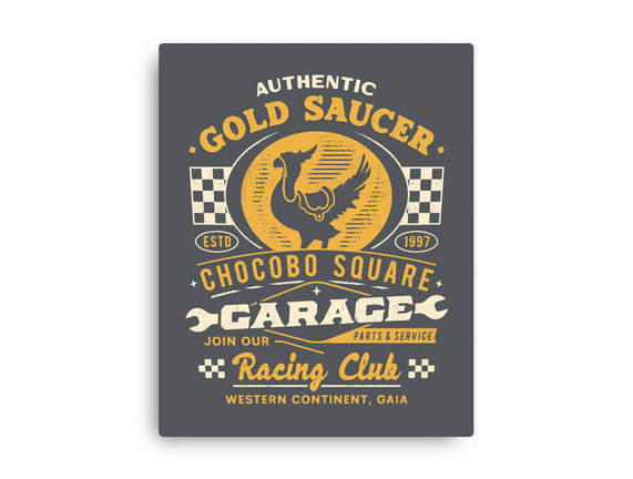 Gold Saucer Garage Vintage