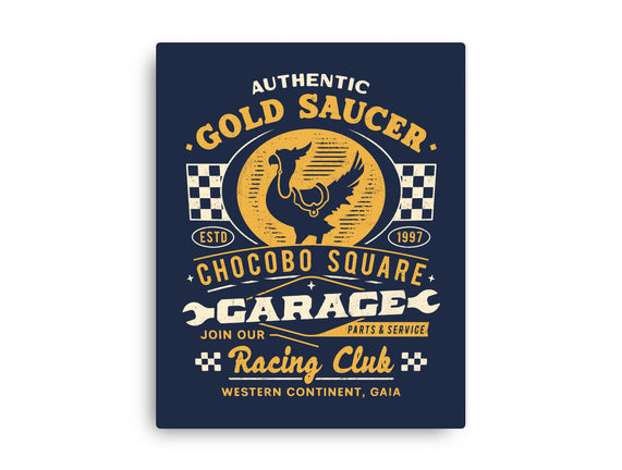 Gold Saucer Garage Vintage