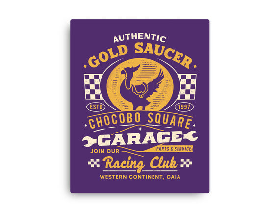 Gold Saucer Garage Vintage