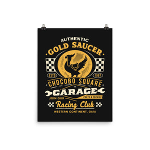 Gold Saucer Garage Vintage
