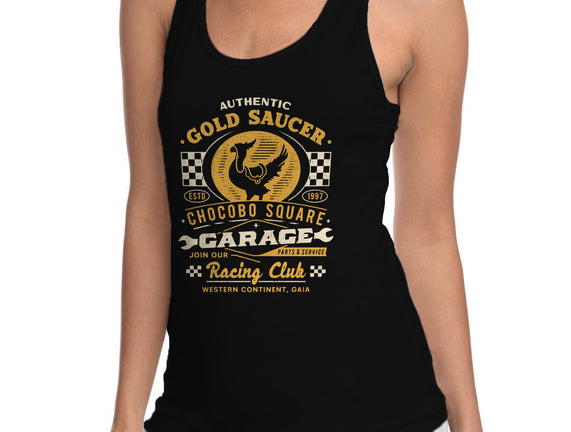 Gold Saucer Garage Vintage
