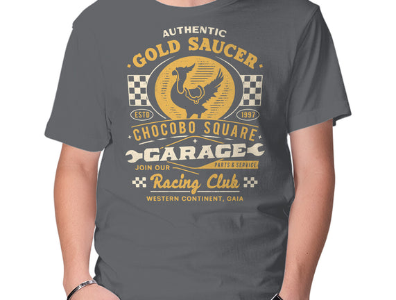 Gold Saucer Garage Vintage