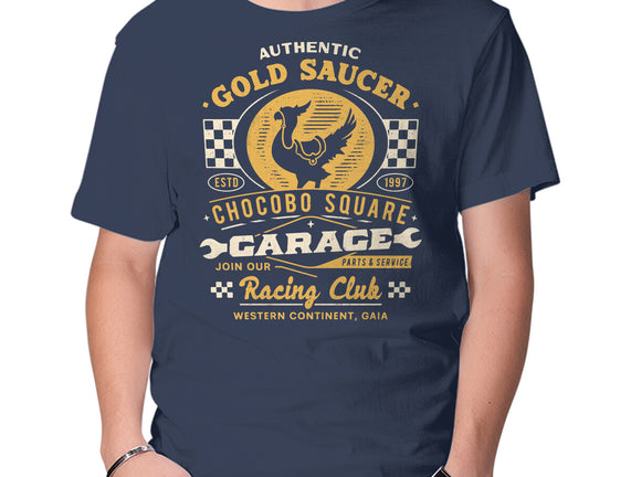 Gold Saucer Garage Vintage