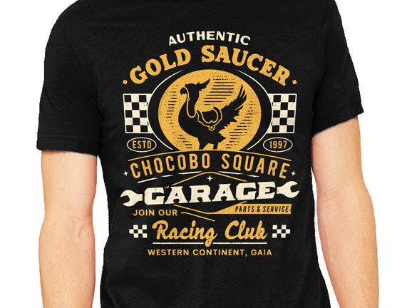 Gold Saucer Garage Vintage