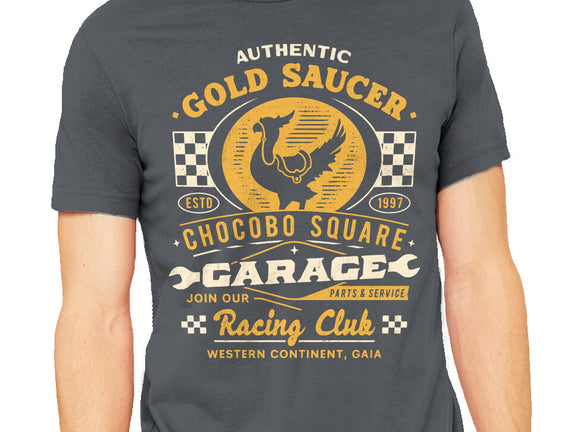 Gold Saucer Garage Vintage