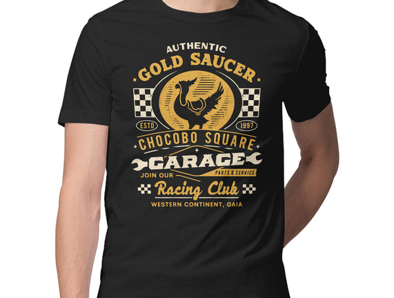 Gold Saucer Garage Vintage