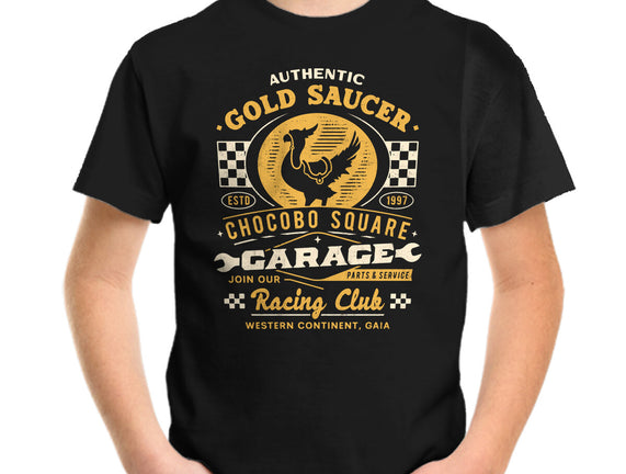 Gold Saucer Garage Vintage