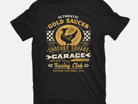 Gold Saucer Garage Vintage