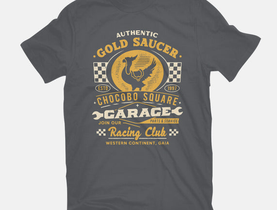 Gold Saucer Garage Vintage