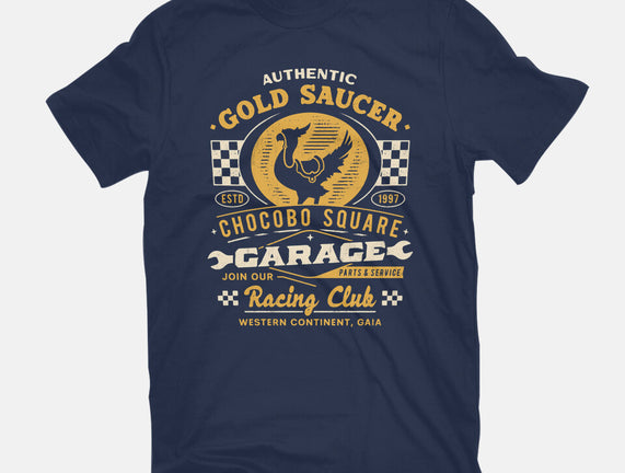 Gold Saucer Garage Vintage