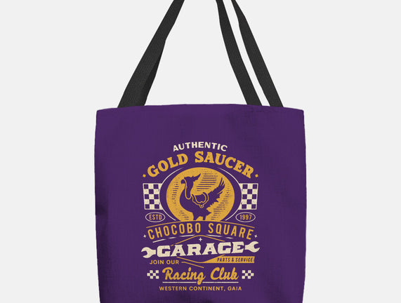 Gold Saucer Garage Vintage
