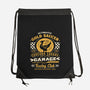 Gold Saucer Garage Vintage-None-Drawstring-Bag-LAGELANTEE