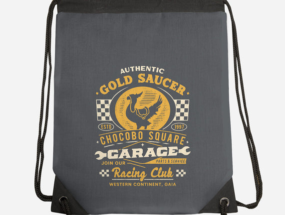 Gold Saucer Garage Vintage