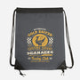 Gold Saucer Garage Vintage-None-Drawstring-Bag-LAGELANTEE