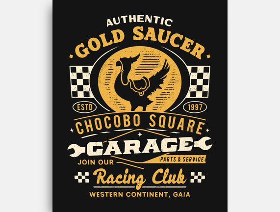 Gold Saucer Garage Vintage
