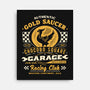 Gold Saucer Garage Vintage-None-Stretched-Canvas-LAGELANTEE