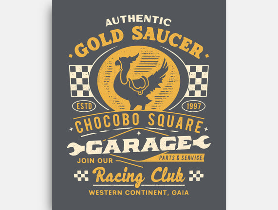 Gold Saucer Garage Vintage