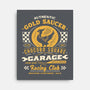 Gold Saucer Garage Vintage-None-Stretched-Canvas-LAGELANTEE