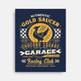 Gold Saucer Garage Vintage-None-Stretched-Canvas-LAGELANTEE