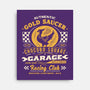 Gold Saucer Garage Vintage-None-Stretched-Canvas-LAGELANTEE