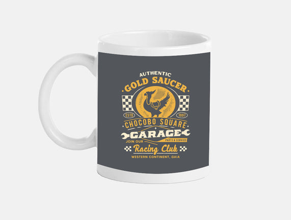 Gold Saucer Garage Vintage