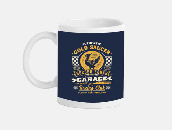 Gold Saucer Garage Vintage