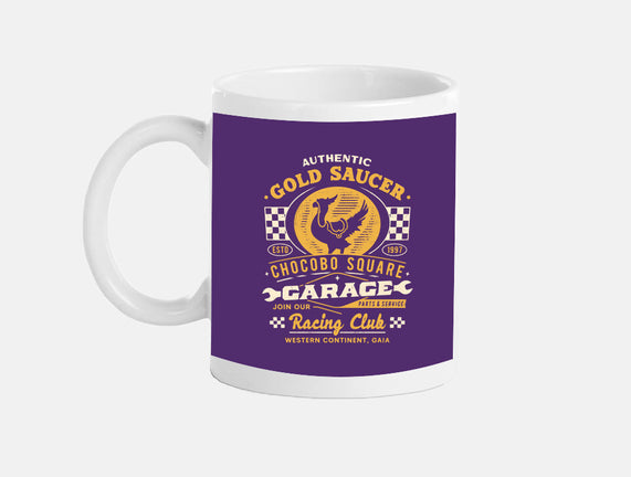Gold Saucer Garage Vintage