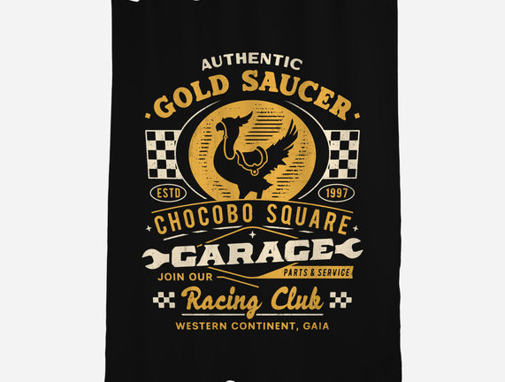 Gold Saucer Garage Vintage
