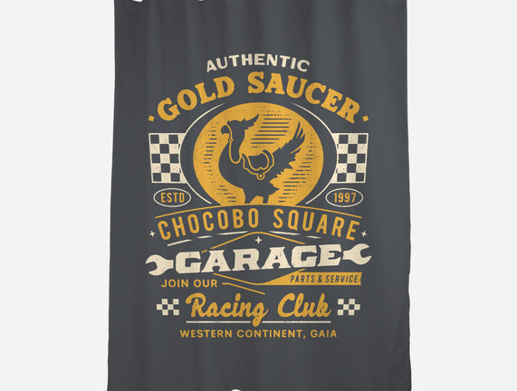 Gold Saucer Garage Vintage