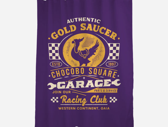 Gold Saucer Garage Vintage