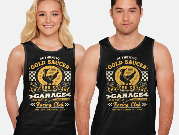 Gold Saucer Garage Vintage