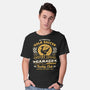 Gold Saucer Garage Vintage-Mens-Basic-Tee-LAGELANTEE